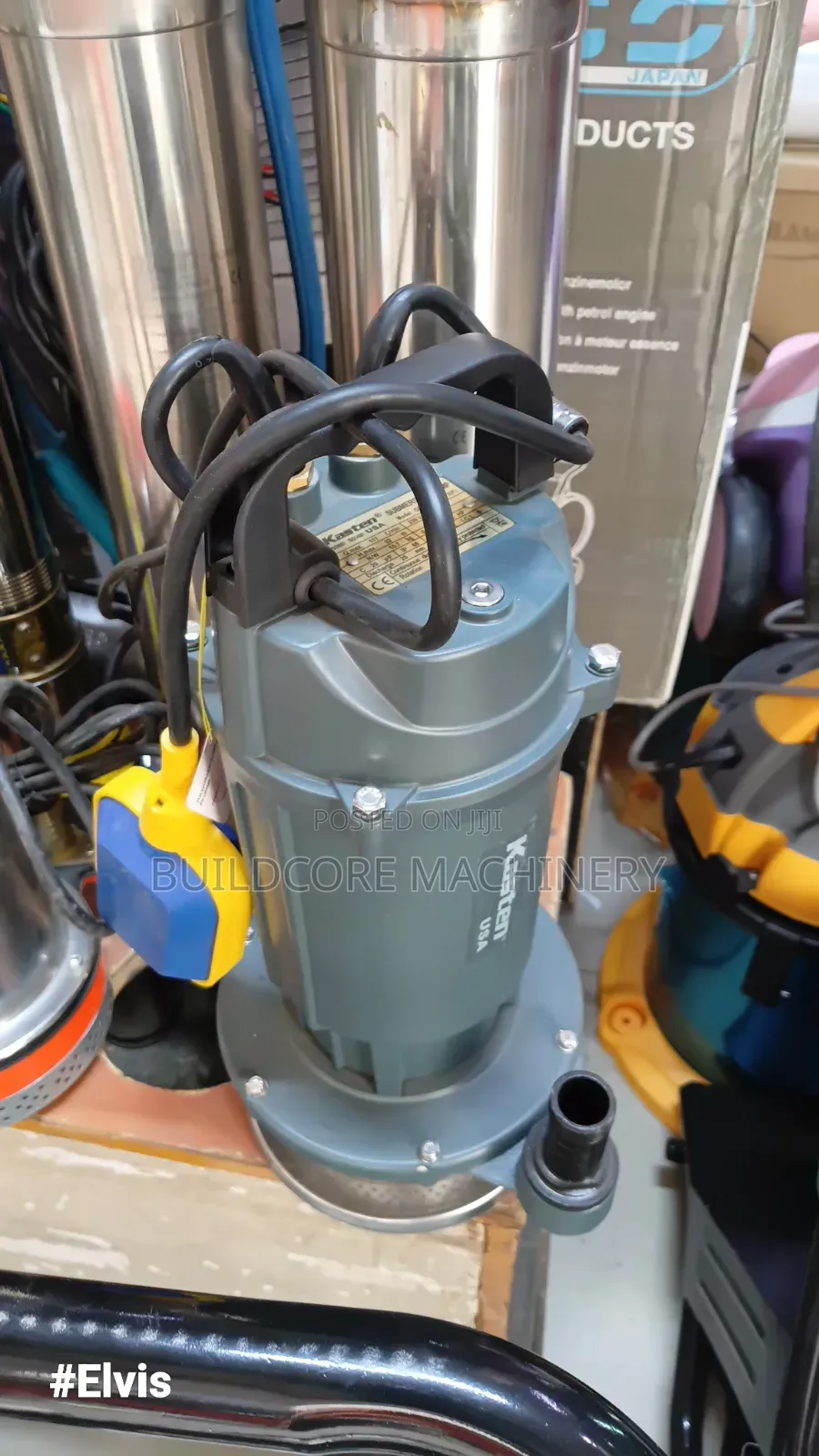 1hp Kasten USA Submersible Water Pump With Float Switch