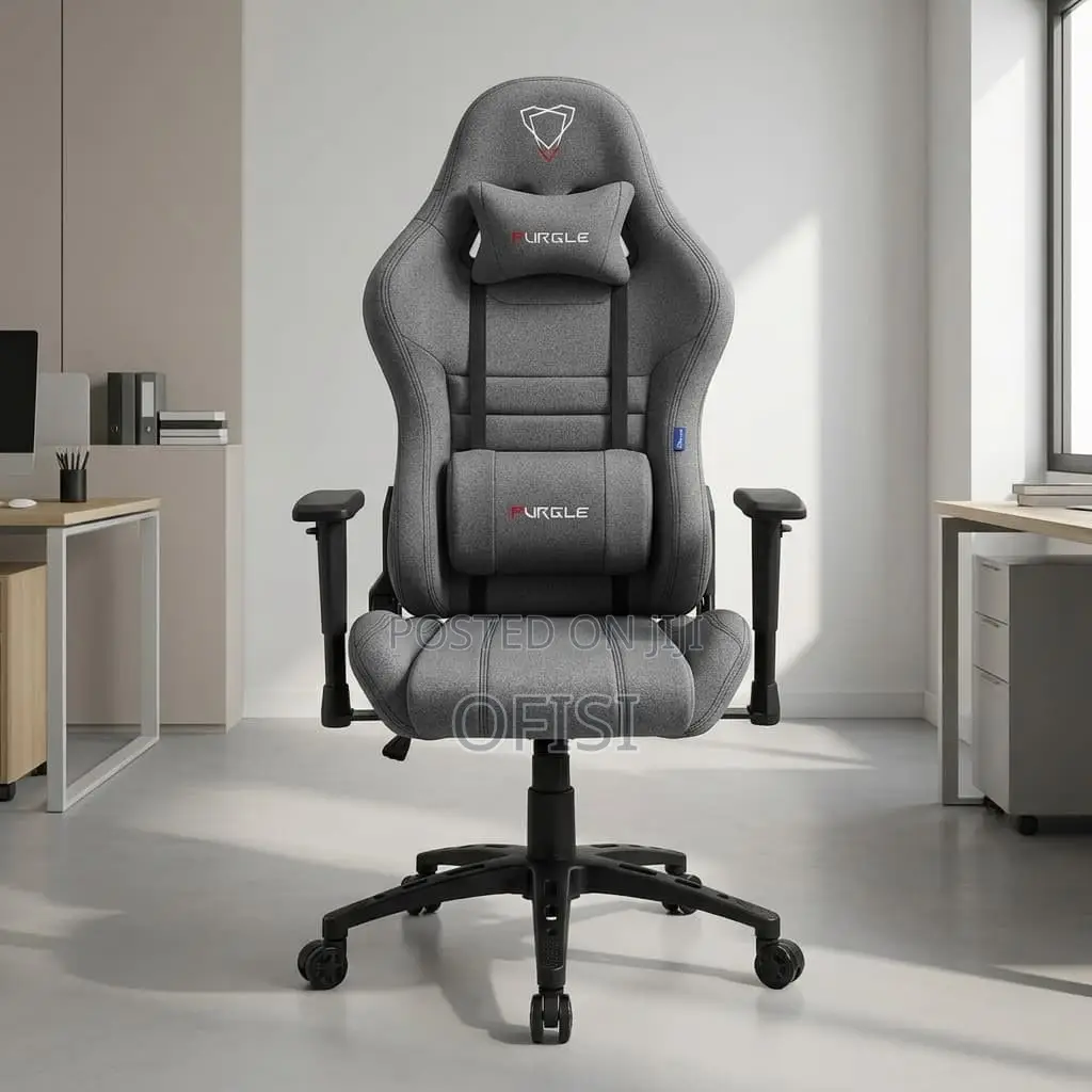Gaming Chair; Modern Fabric Ergonomic Gaming Chair