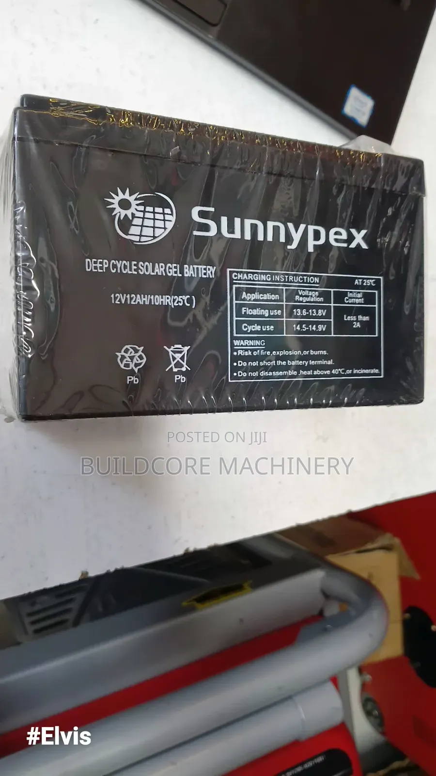 Sunnypex 12v 12ah Solar/Ups Battery