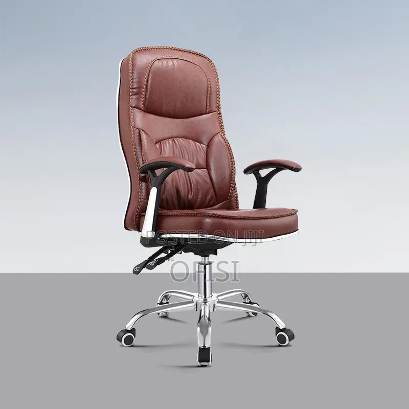 Office Chair; Brown Generic Orthopedic Office Chair