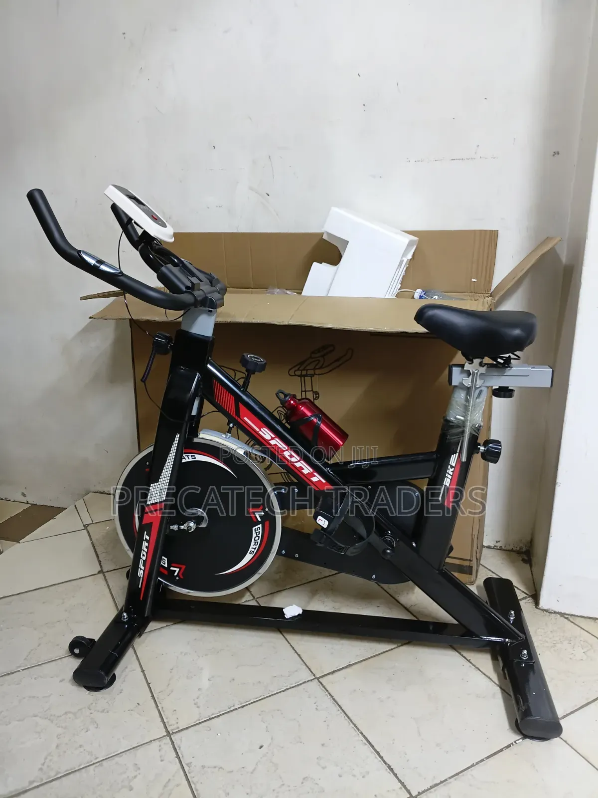 Heavy Duty Indoor Exercise Spin Bike for Cardio Workouts