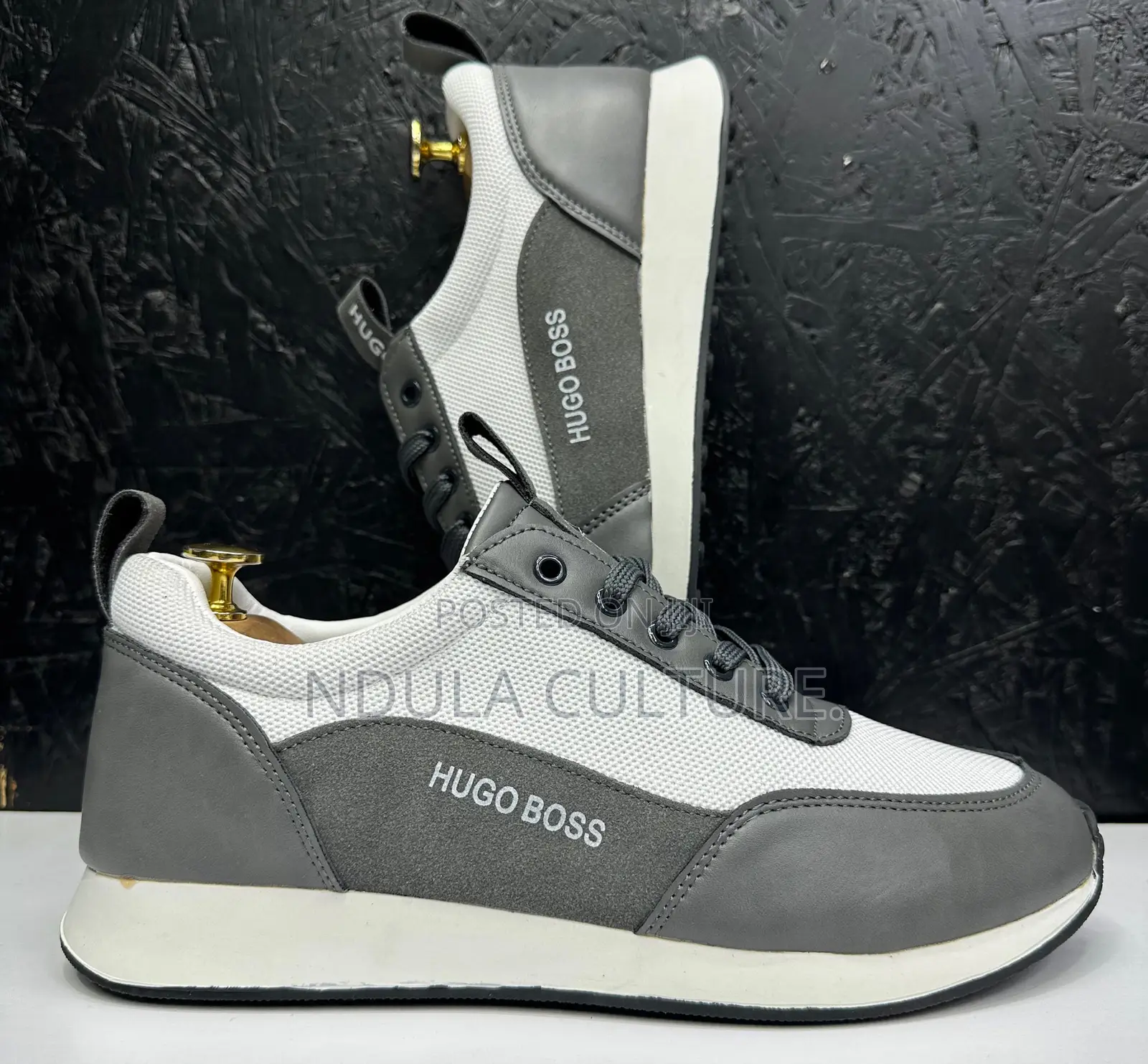 Hugo Boss White Mesh Lifestyle Sneakers