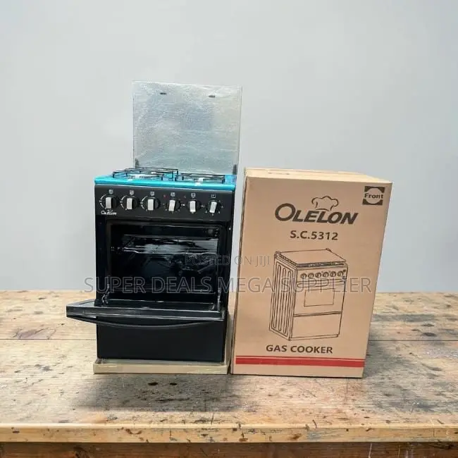 Energy-Efficient Free Standing 4 Gas Cooker Burner With Electric Oven