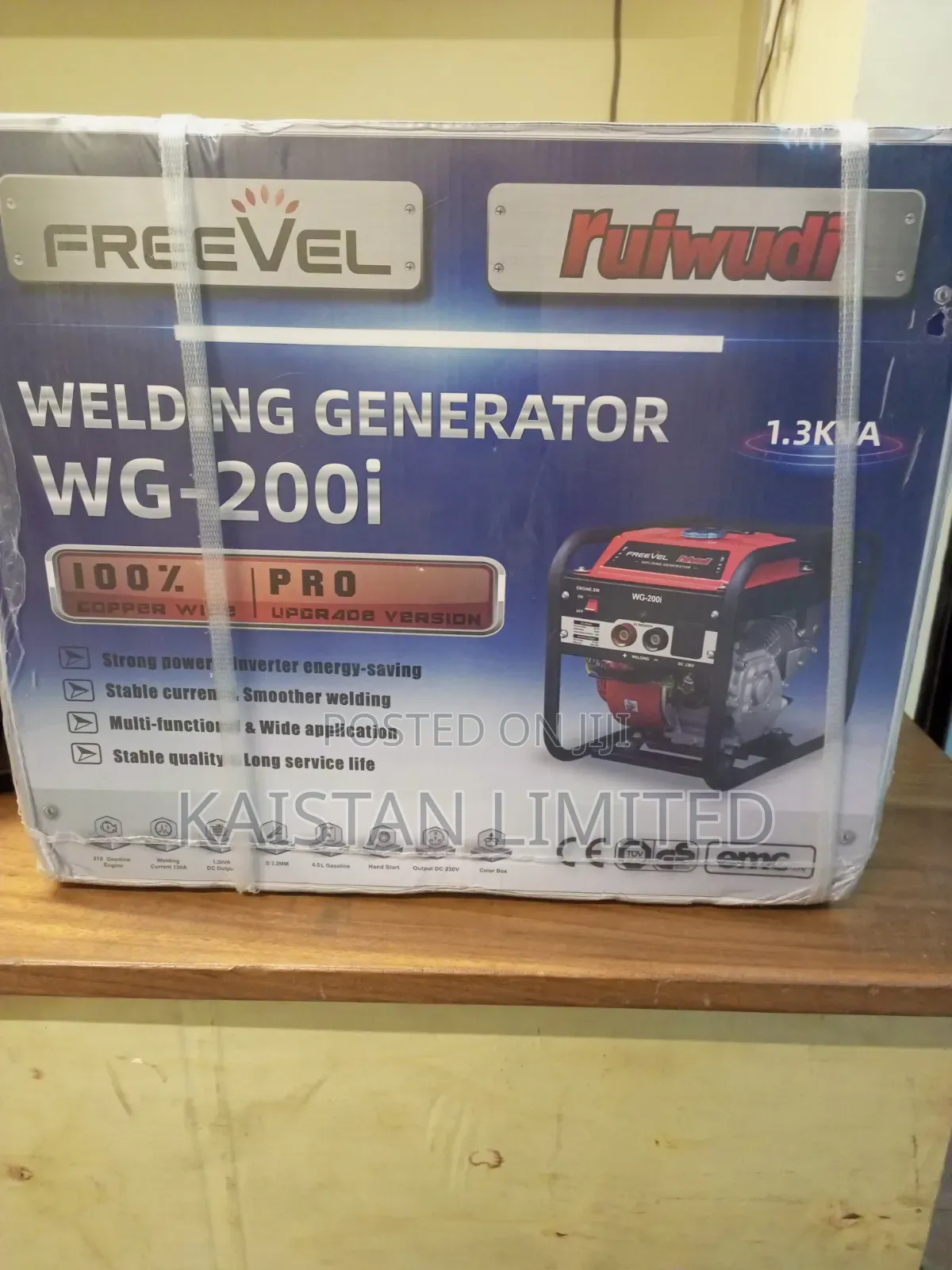 1.3 Kva Petrol Welding Generators Inverter 120 Amps Load