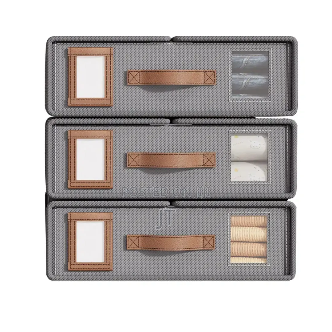 Stackable Fabric Closet Storage Organizer Box