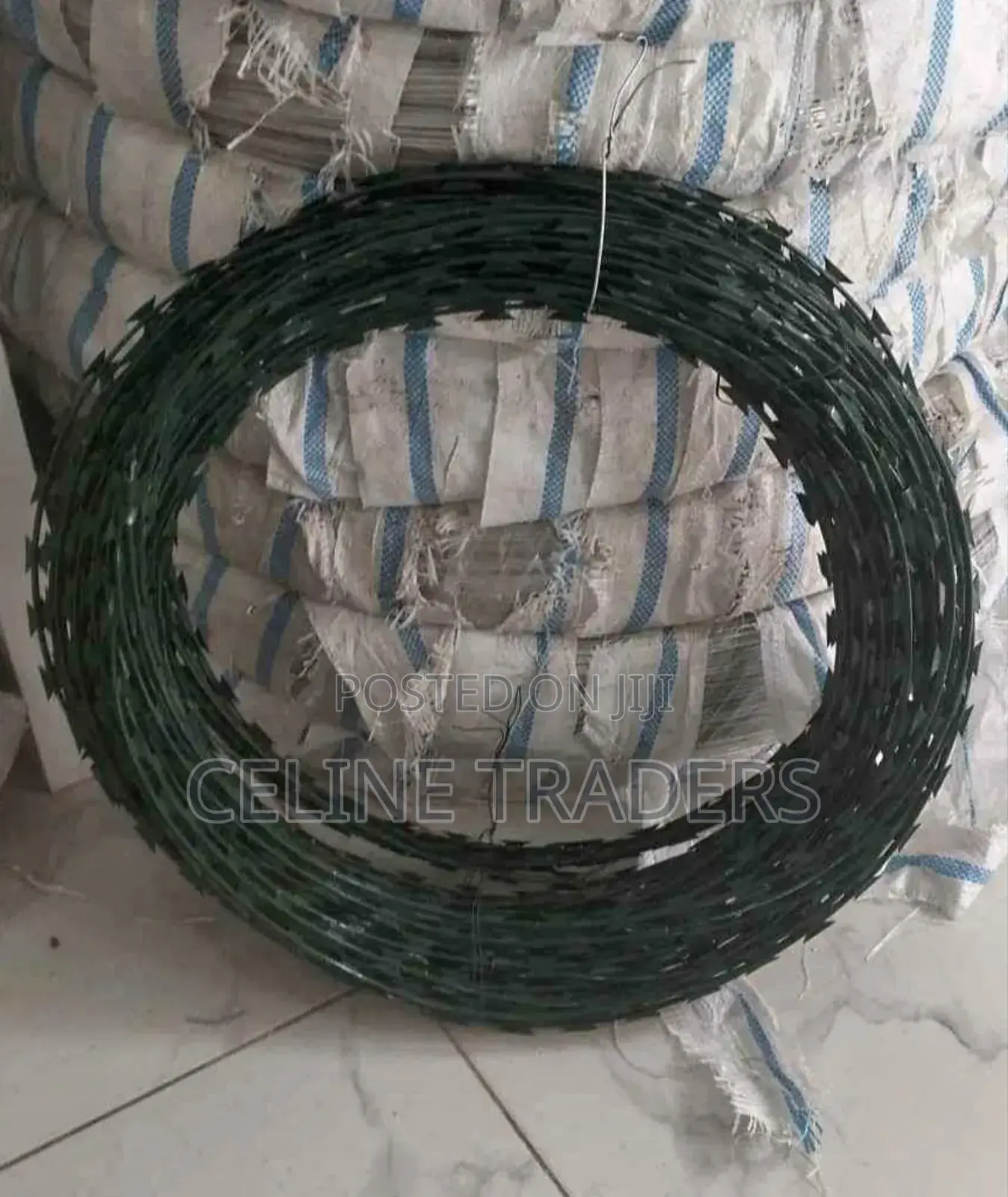 Green Razor Wire