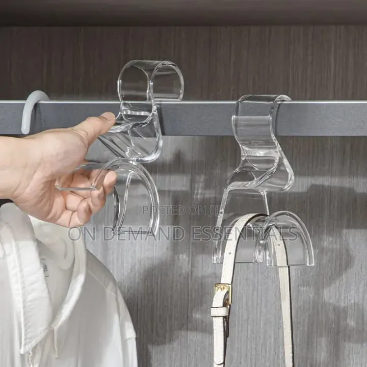 Stylish Acrylic Purse/Handbag Closet Hanger