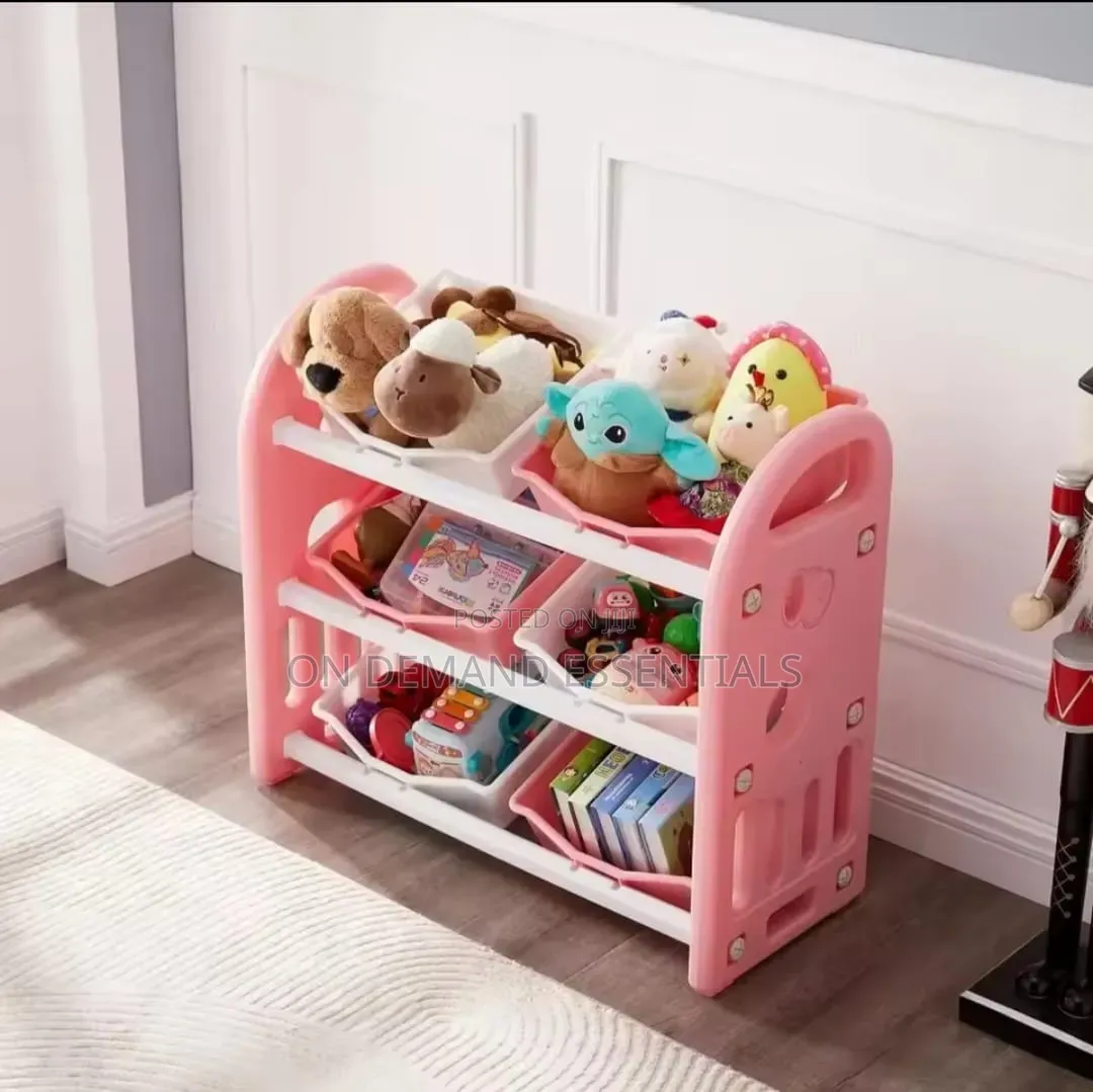 Plastic Cartoon Kindergarten Toy Cabinet