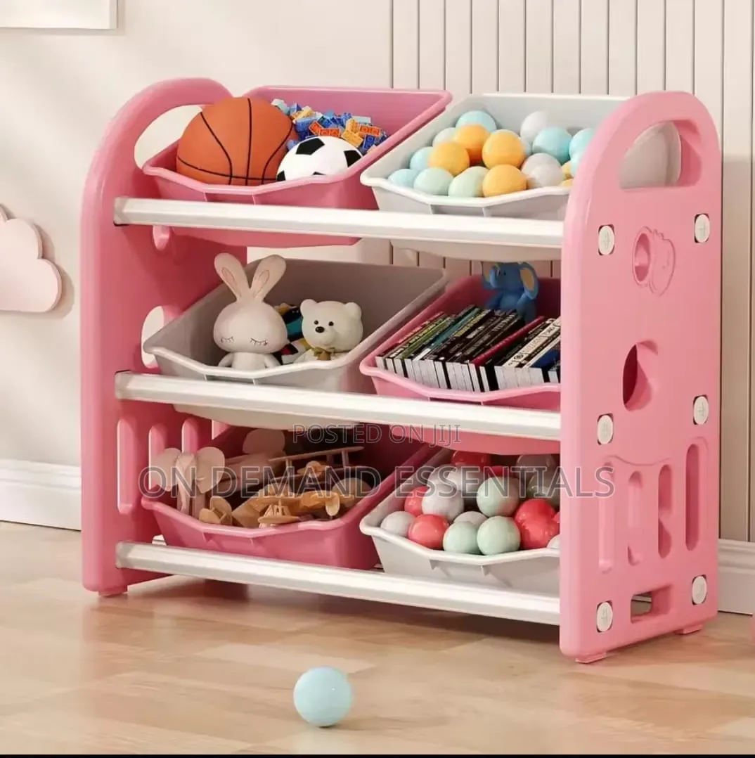 Plastic Cartoon Kindergarten Toy Cabinet