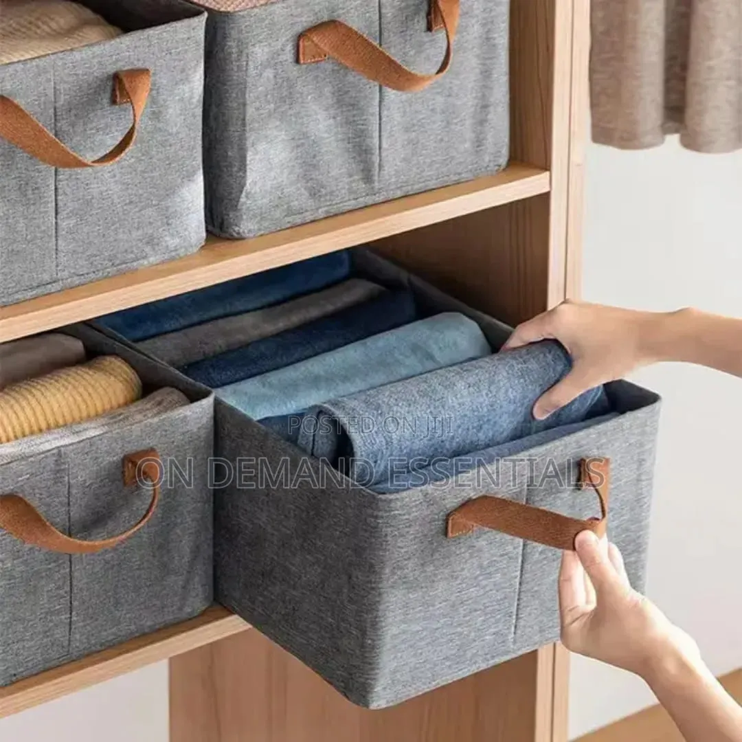 Wardrobe Organizer/Foldable Storage Box With Steel Frame