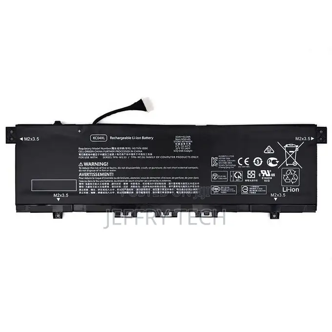 KC04/KC04XL Battery for HP Envy 13 and HP Envy X360 13 Series - Black