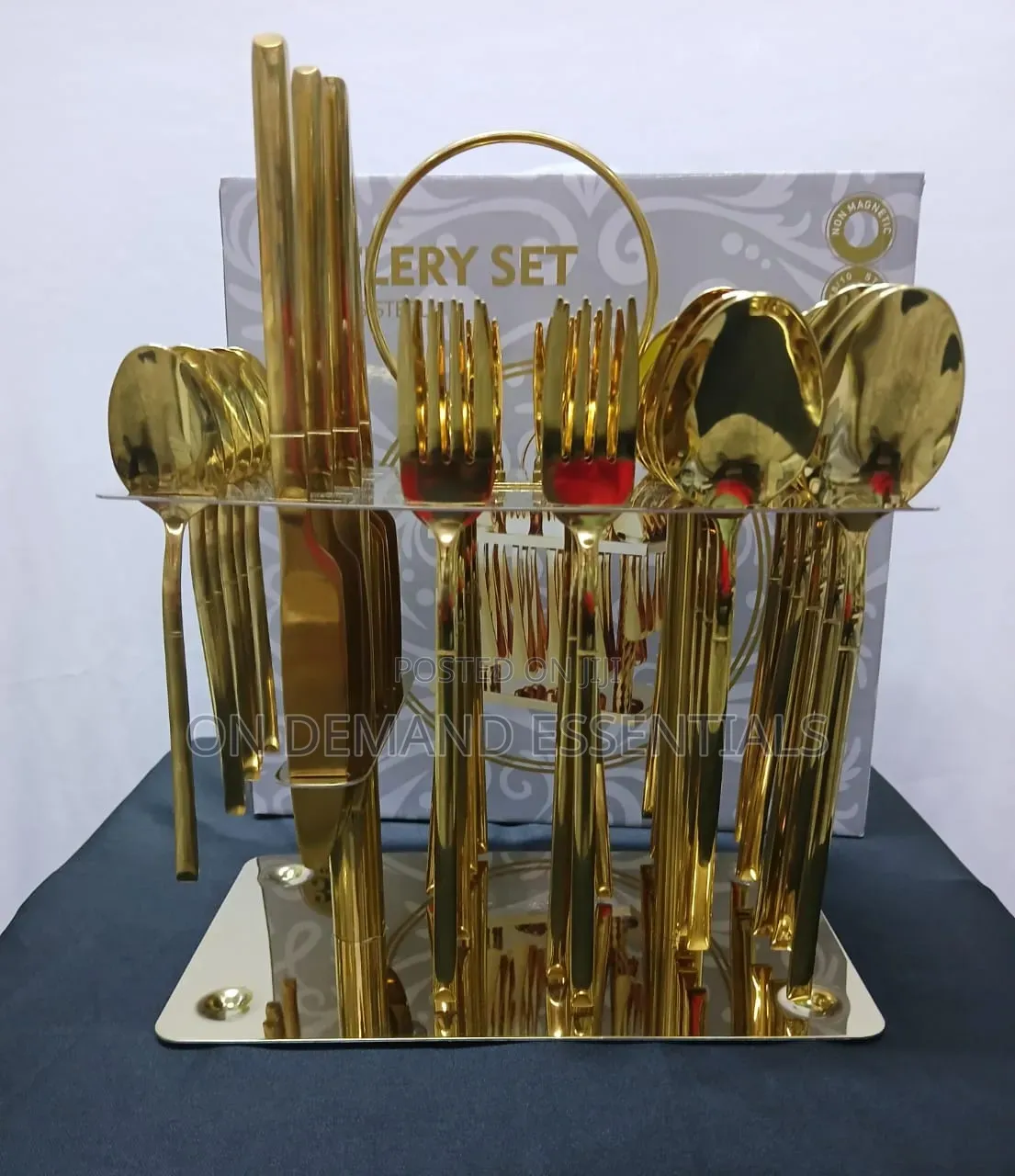 Luxury 36pcs Gold Cutlery Set