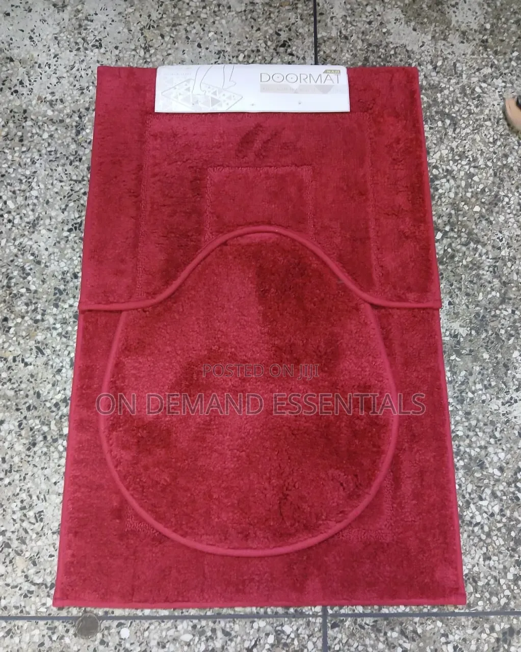 3pcs Bathroom Mats With Super Nonslip Underside