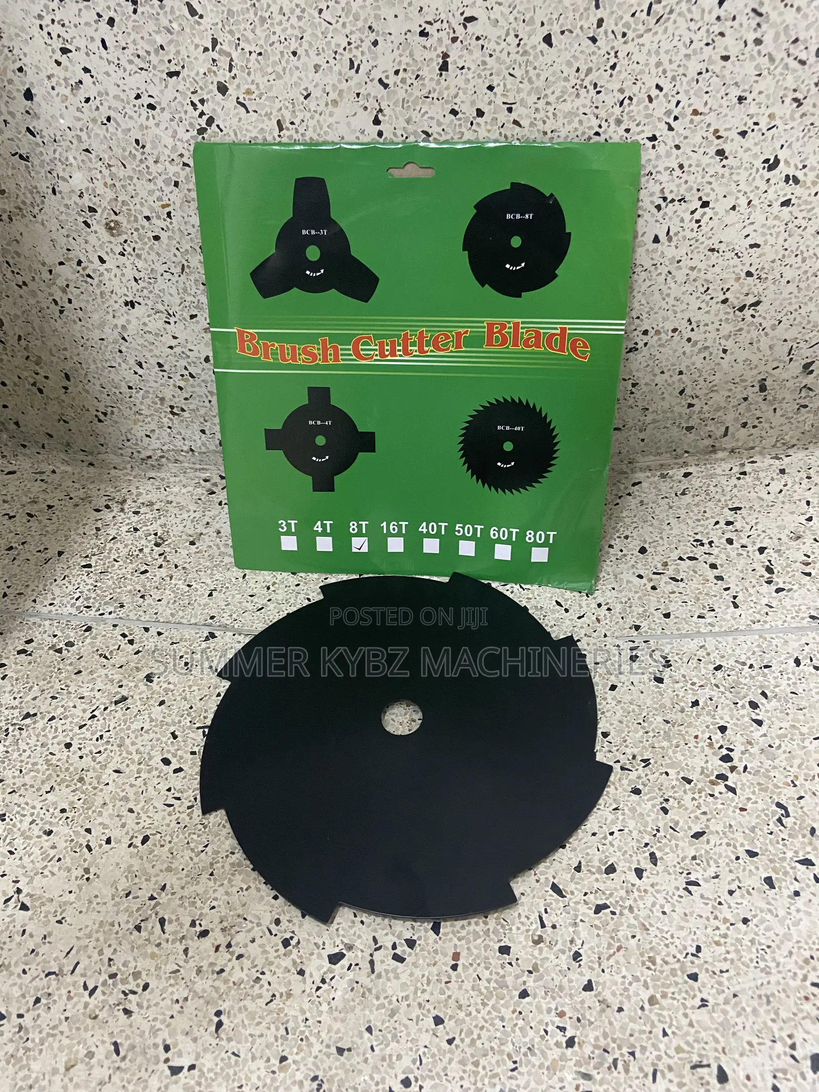 8-Tooth (8T) Brush Cutter Blade