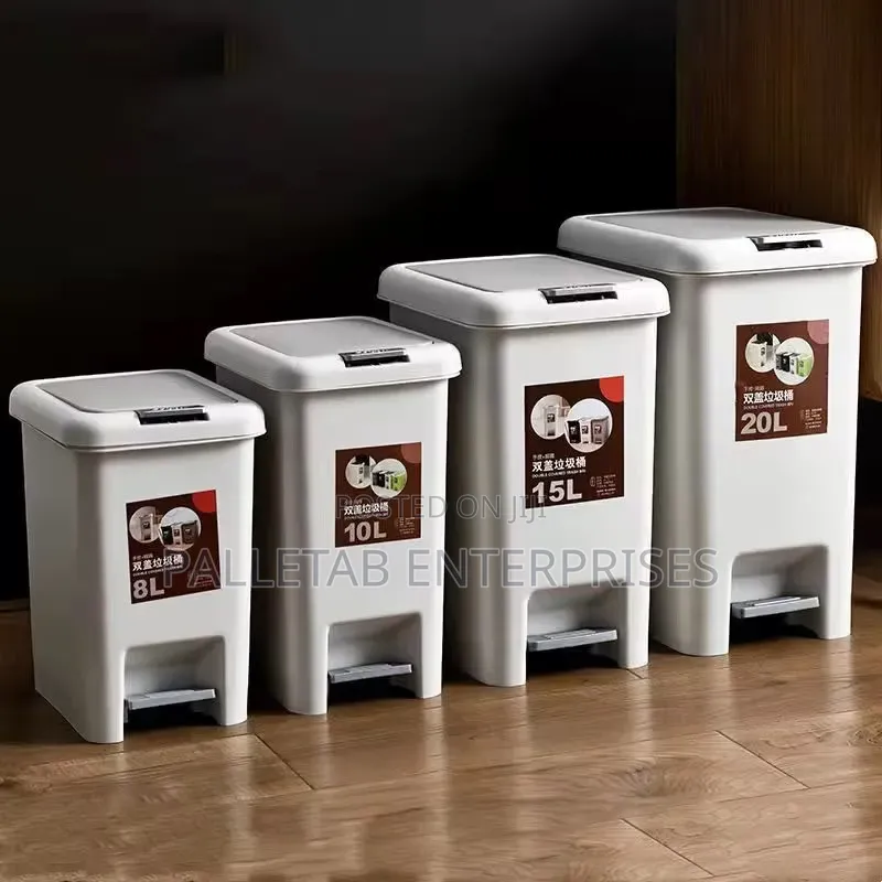 Modern Pedal and Push Bins