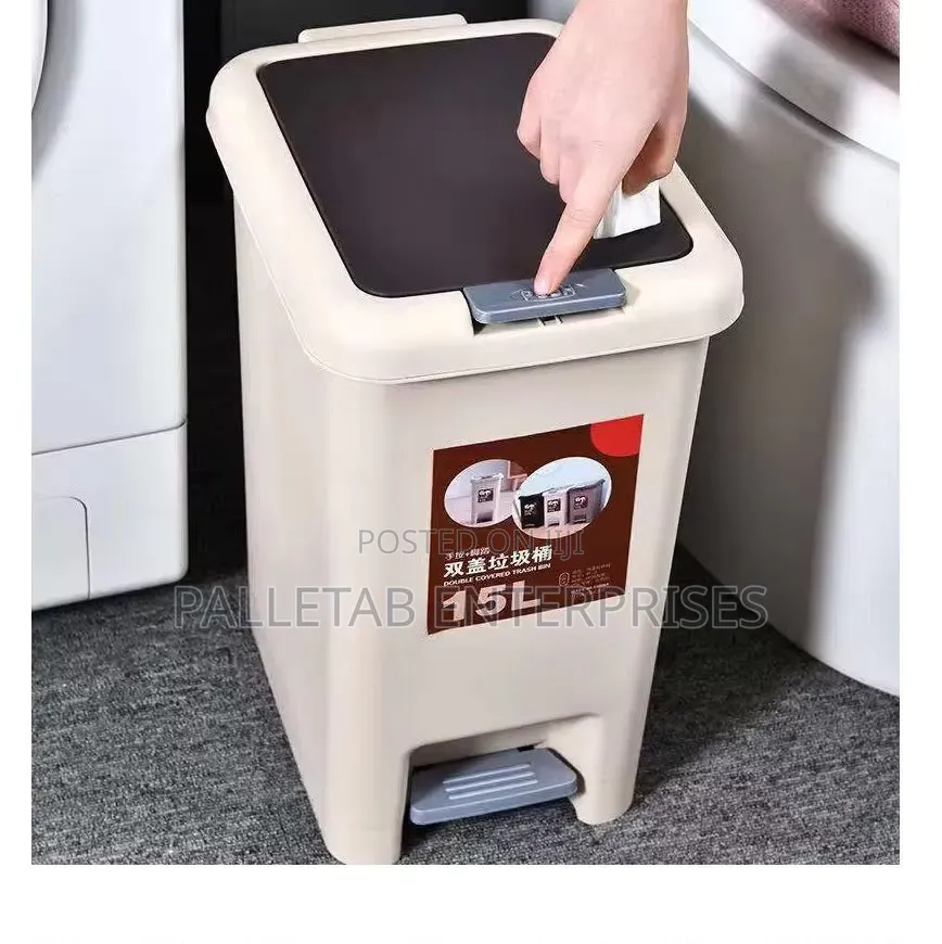 Modern Pedal and Push Bins