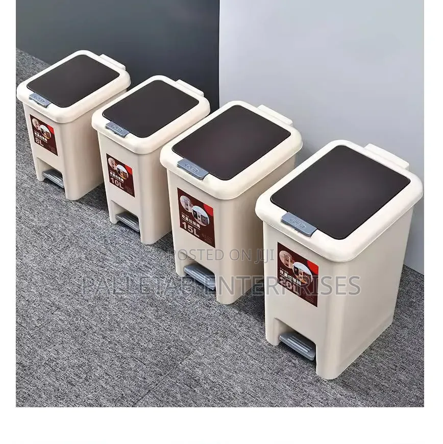 Modern Pedal and Push Bins