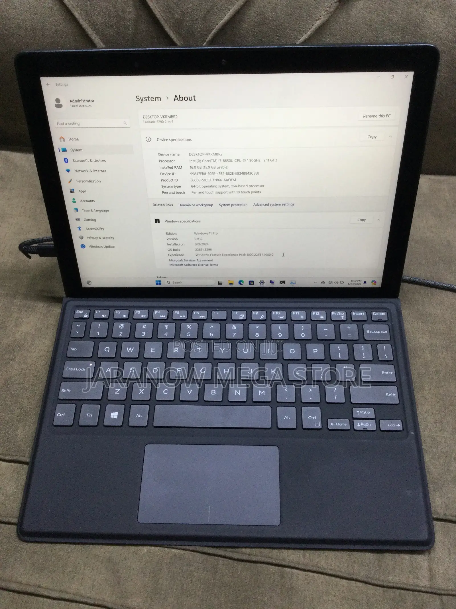 Laptop Dell Latitude 5290 2-in-1 16GB Intel Core i7 SSD 256GB