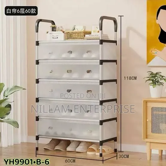 Shoe Storage Cabinet Foldable and Space-Saving Design*