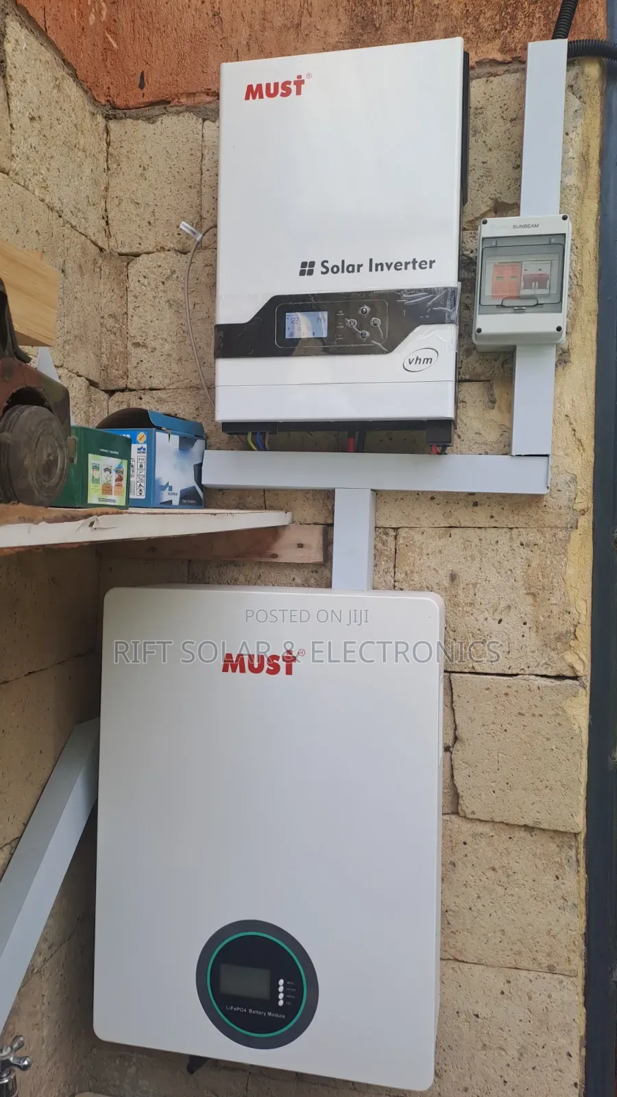 Must 10.24kwh - 51v (200ah) Lithium Ion Solar Battery 6000 Cycle