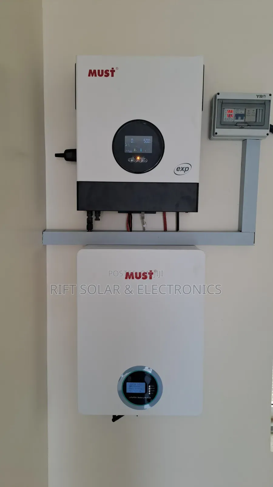 Must 5.12kwh - 48v (100Ah) Lithium Ion Solar Battery 6000 Cycle