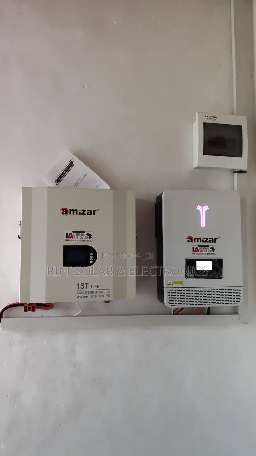 Amizar 5.12kwh - 48v Lithium Ion Battery (100ah) 6000 Cycle 1st Life