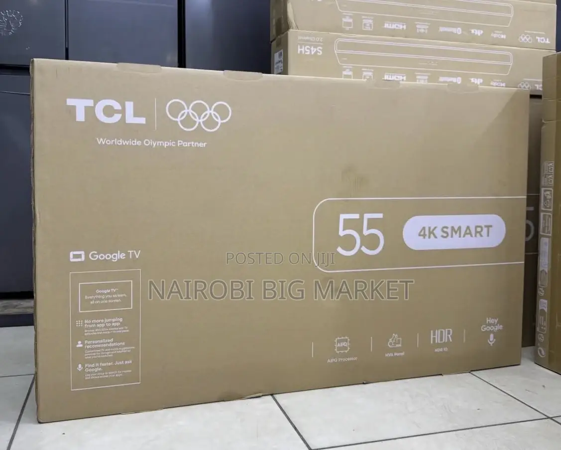 TCL 55” Smart Google TV Frameless