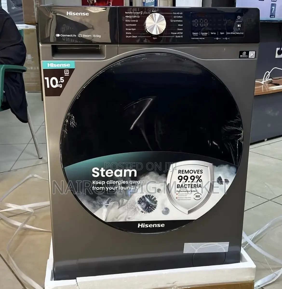 Front Load Wash and Spin Washing Machine