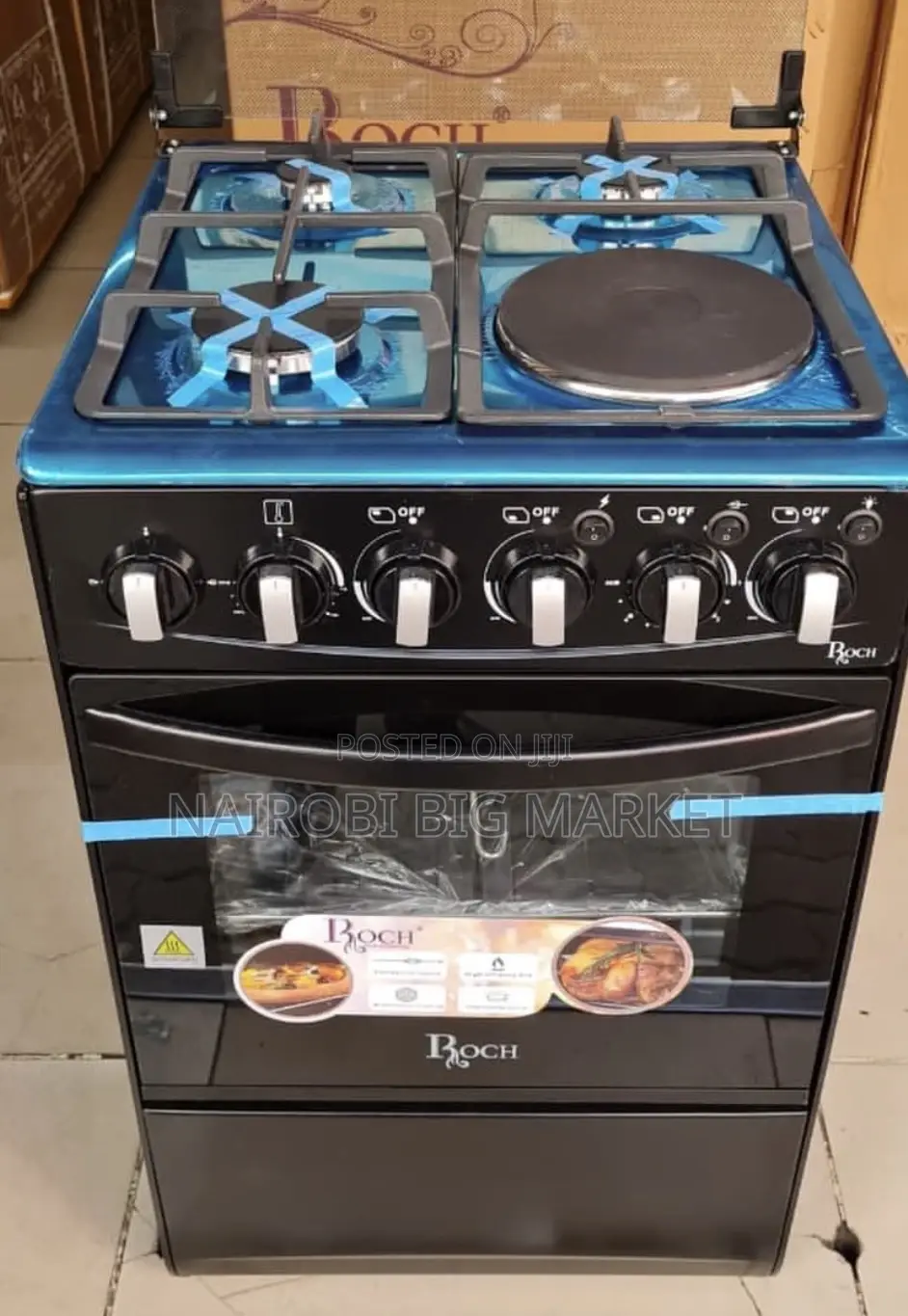 Roch Standing Cooker 3+1