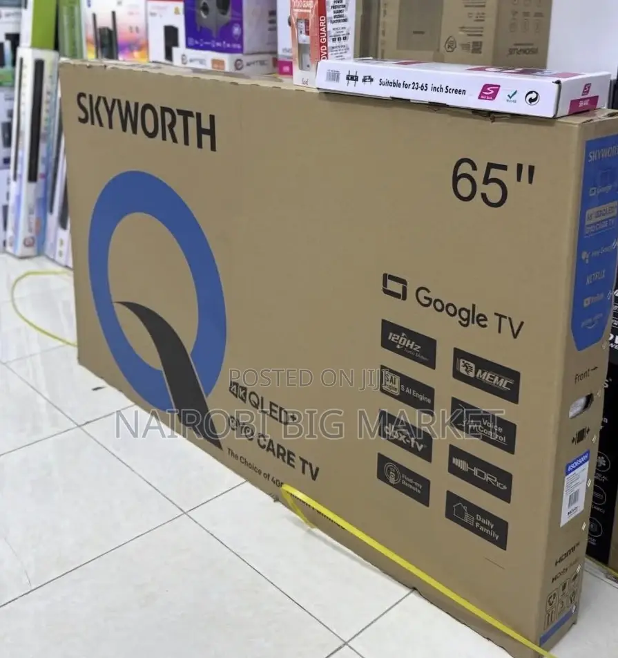 Skyworth 65” Qled + Google Frameless TV