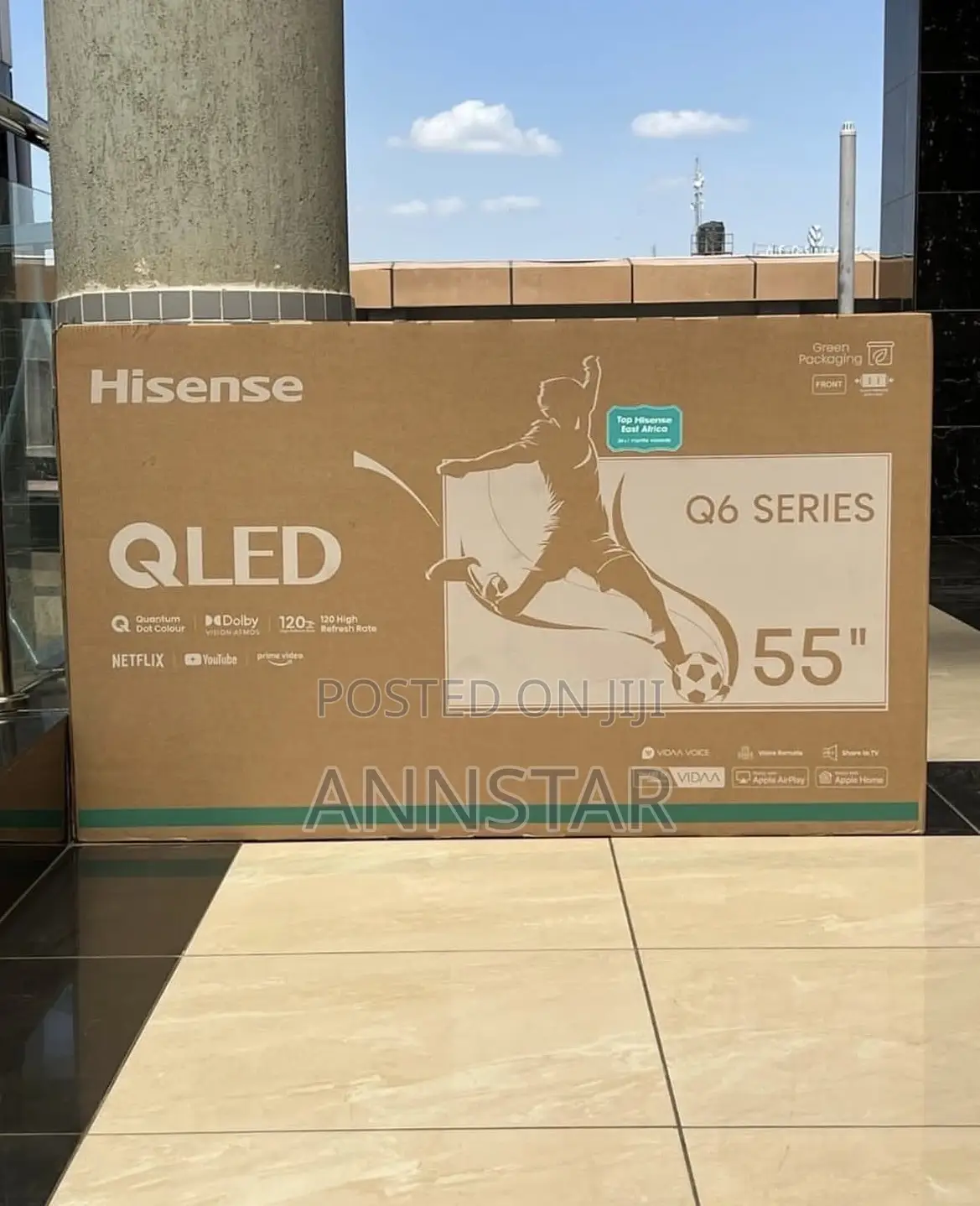 Hisense Qled 55” Smart TV