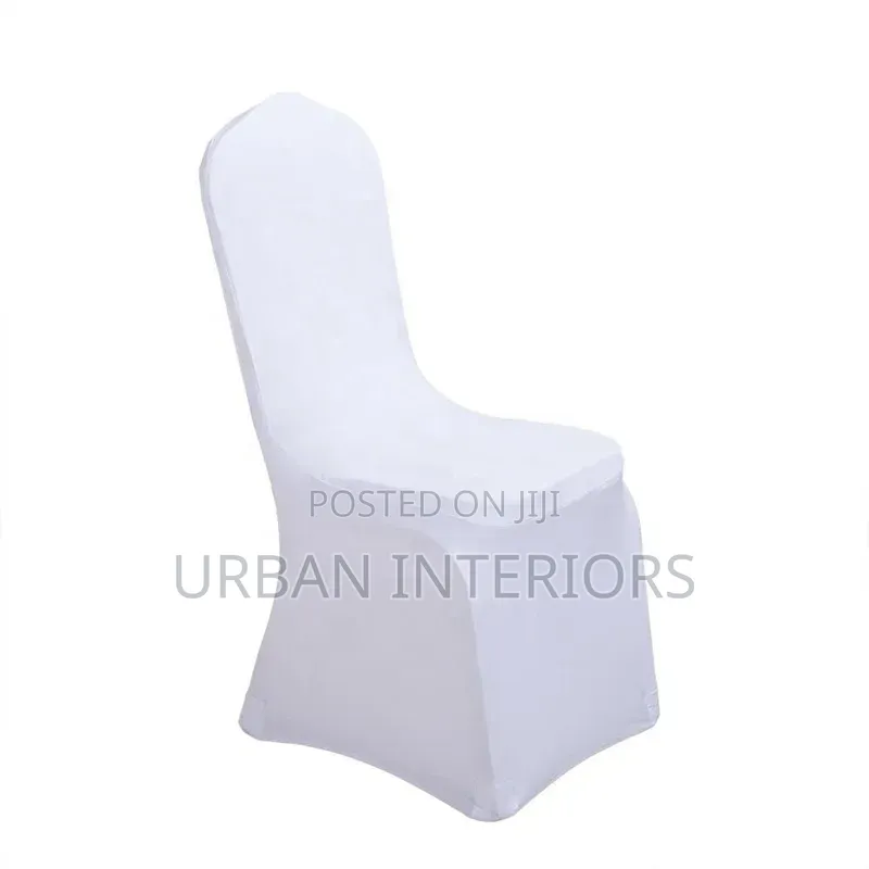 White Customized Chair Covers White Customized Chair Covers