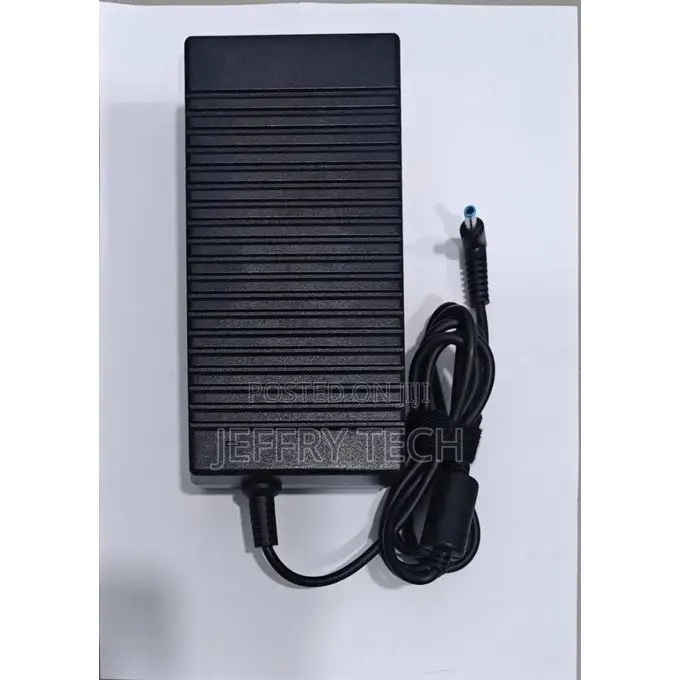 HP 200W 19.5v-10.3a Charger With Blue Tip 4.5mm X 3.0mm (4530) - Black
