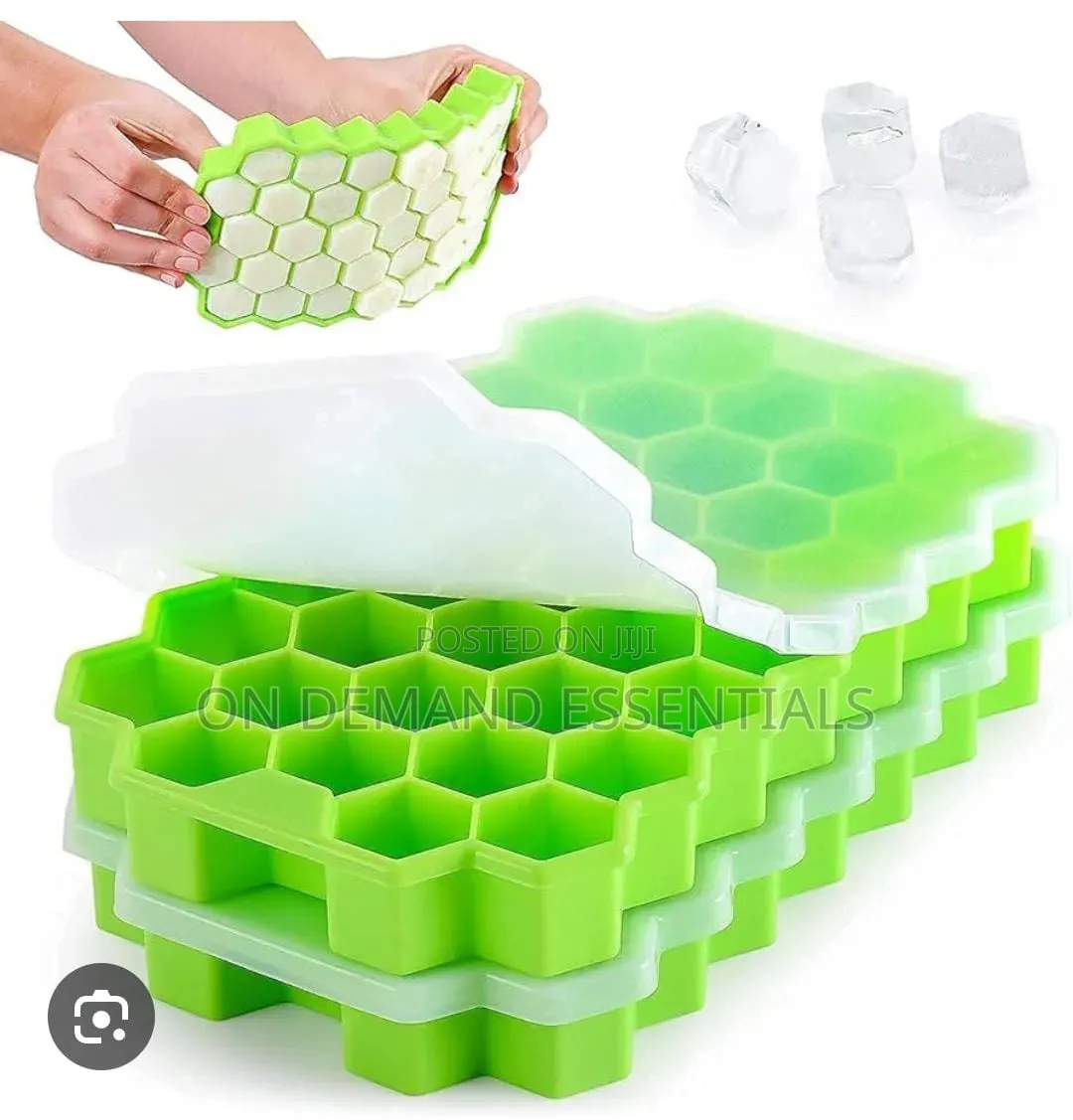 Silicon Cube Pack Honey Comb Maker With Lid