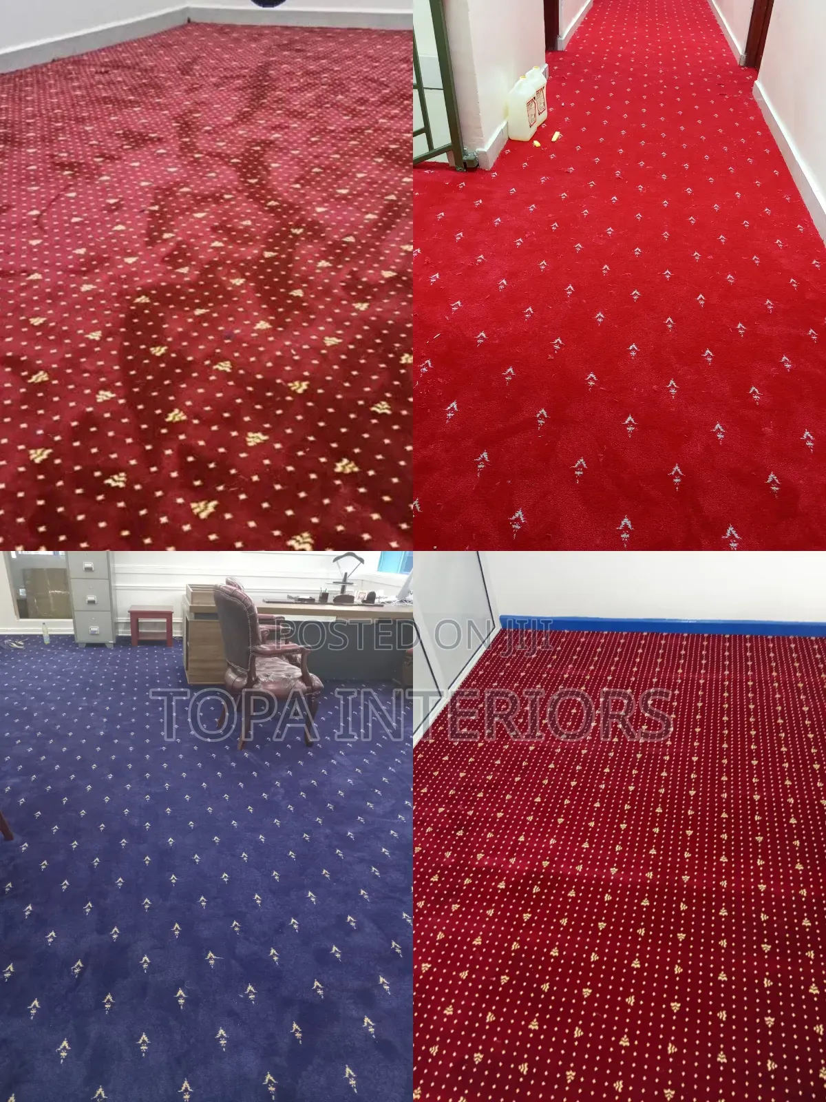 Floor Insulation Office Carpets Covering Wall to Wall Floor Spaces