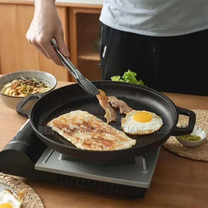 *33cm Pre-Seasoned Skillet Cast Iron/Griddle Pan
