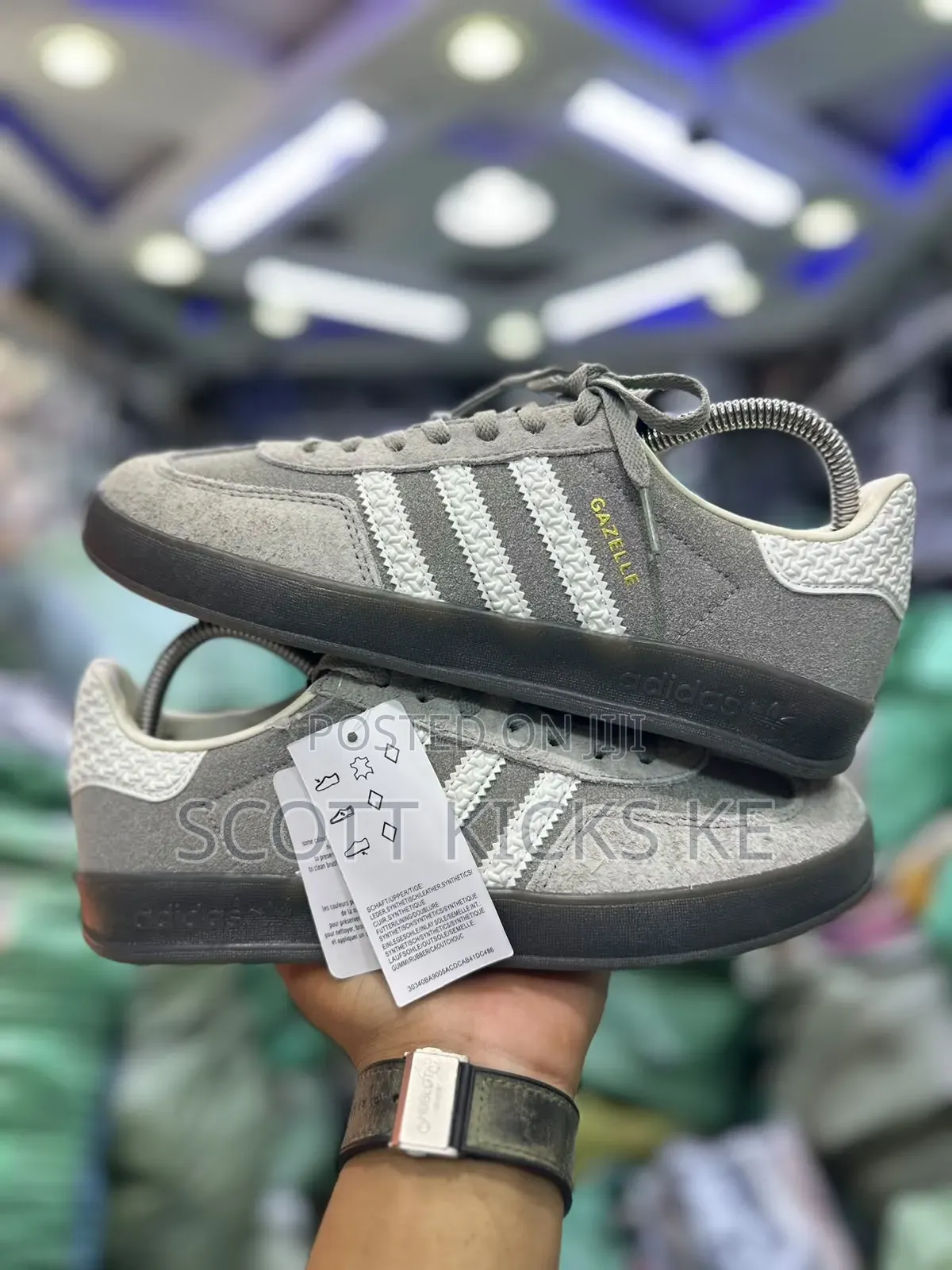 Adidas Gaezelle Indoor “Grey “