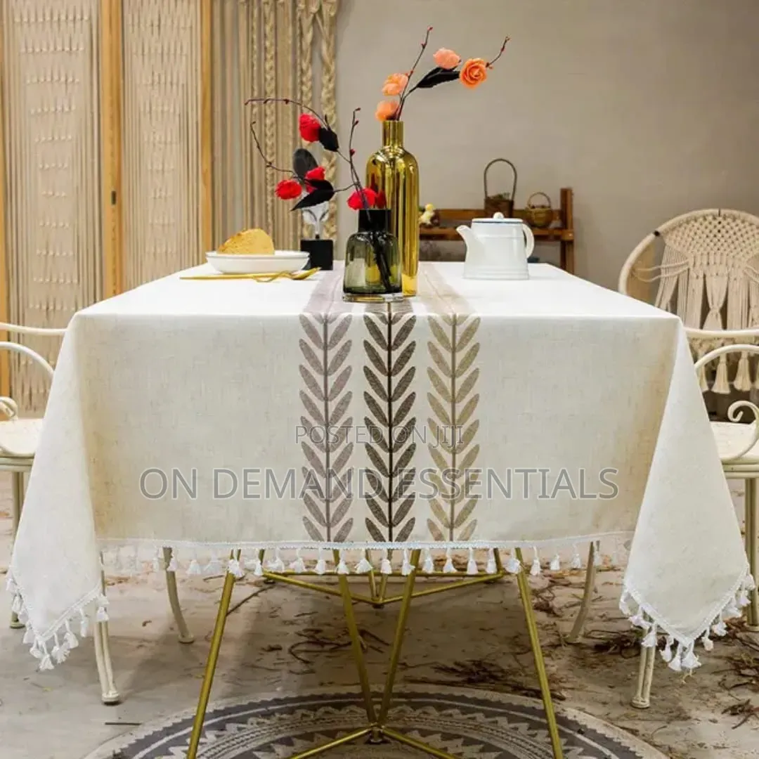 Cotton Linen Table Cloth
140*220cm