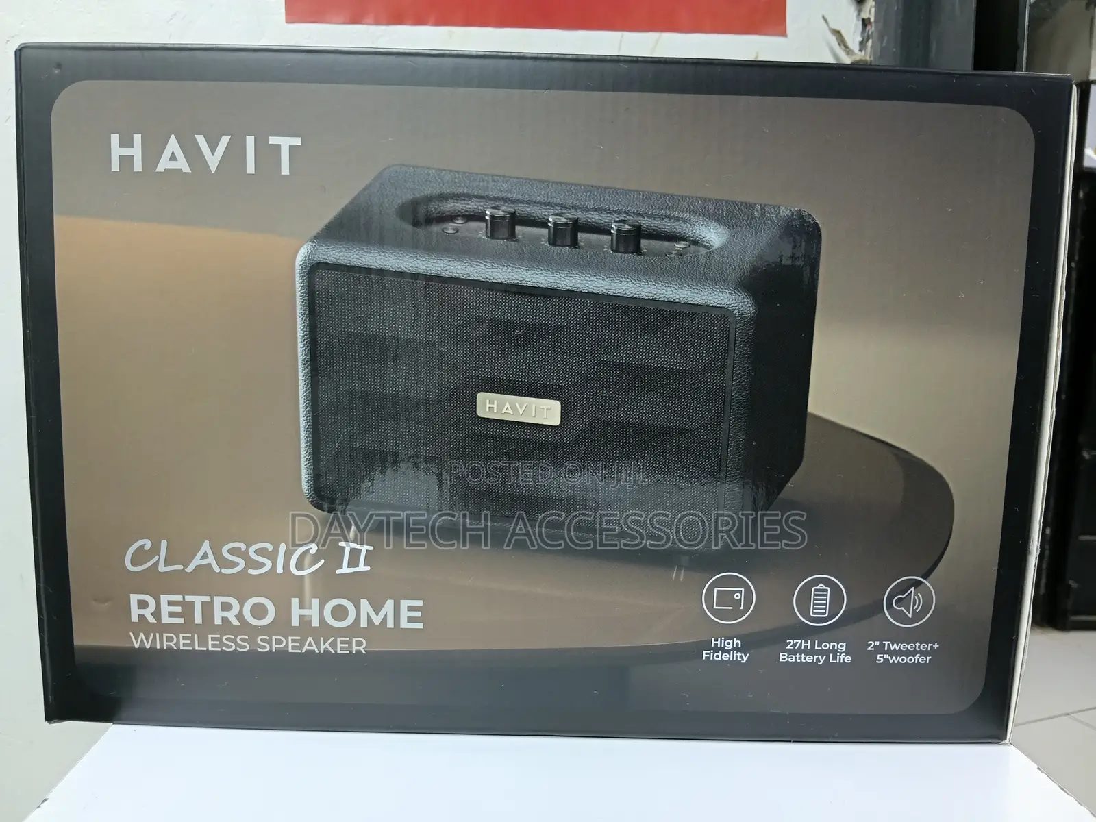 This Is a Havit SK906BT Classic II Retro Home Wireless Speaker.