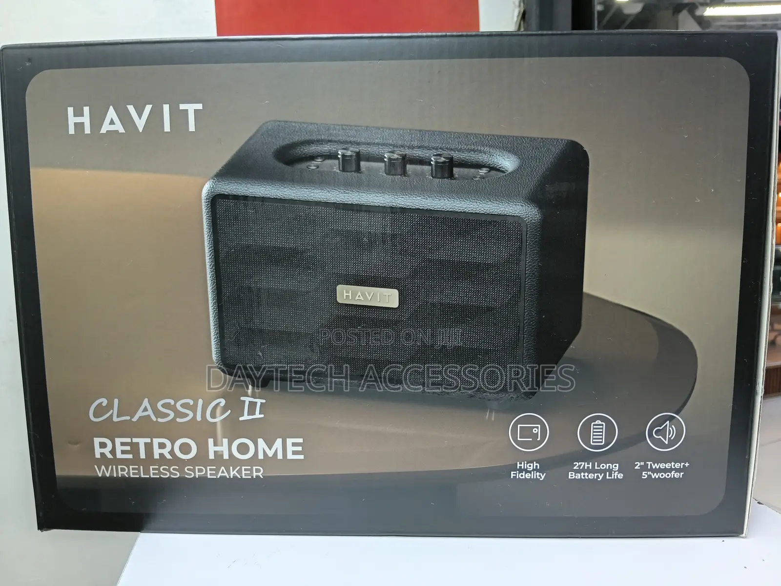 This Is a Havit SK906BT Classic II Retro Home Wireless Speaker.