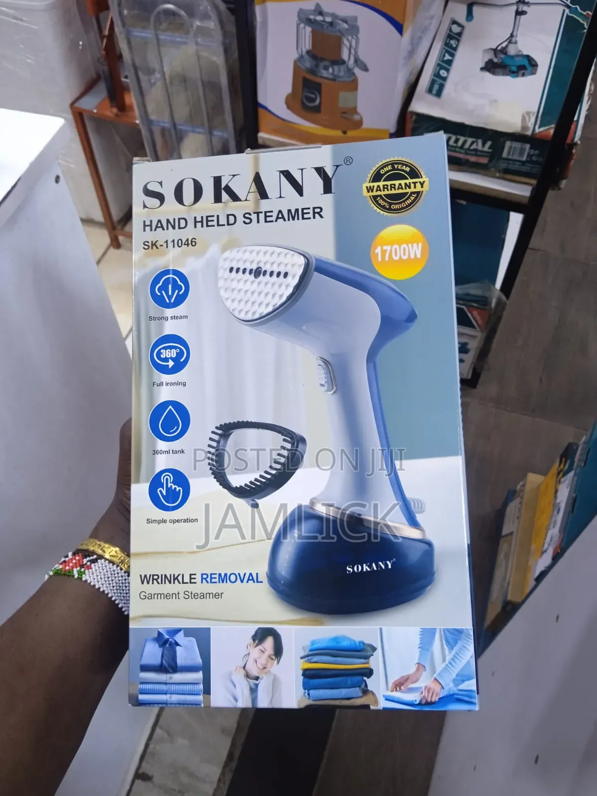 Wrinkle-Free in Minutes – Sokany Garment Steamer
- Sw