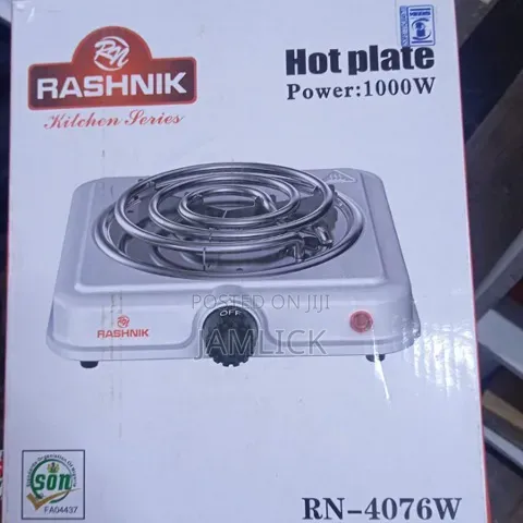 Cook Anywhere With Ease – Rashnik Single Coil Hot Plate - Sw