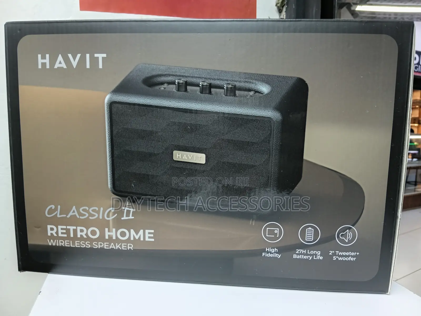 Havit SK906BT Classic II Retro Home Wireless Speaker.