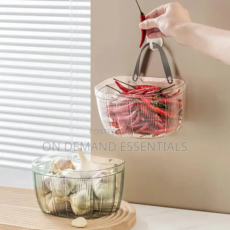 Large Capacity Wall-Mounted Storage Basket