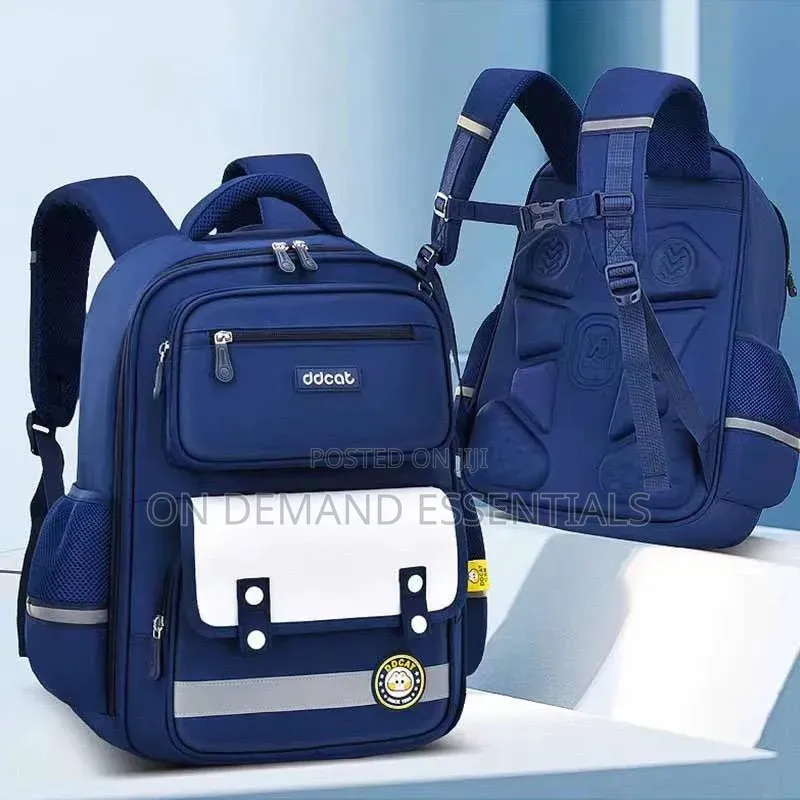 Waterproof Pink and Blue Orthopedic Backpack Size 42*20*30cm