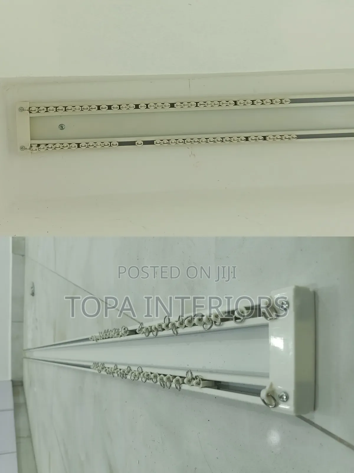 Modern Durable Double Curtain Rail Track
