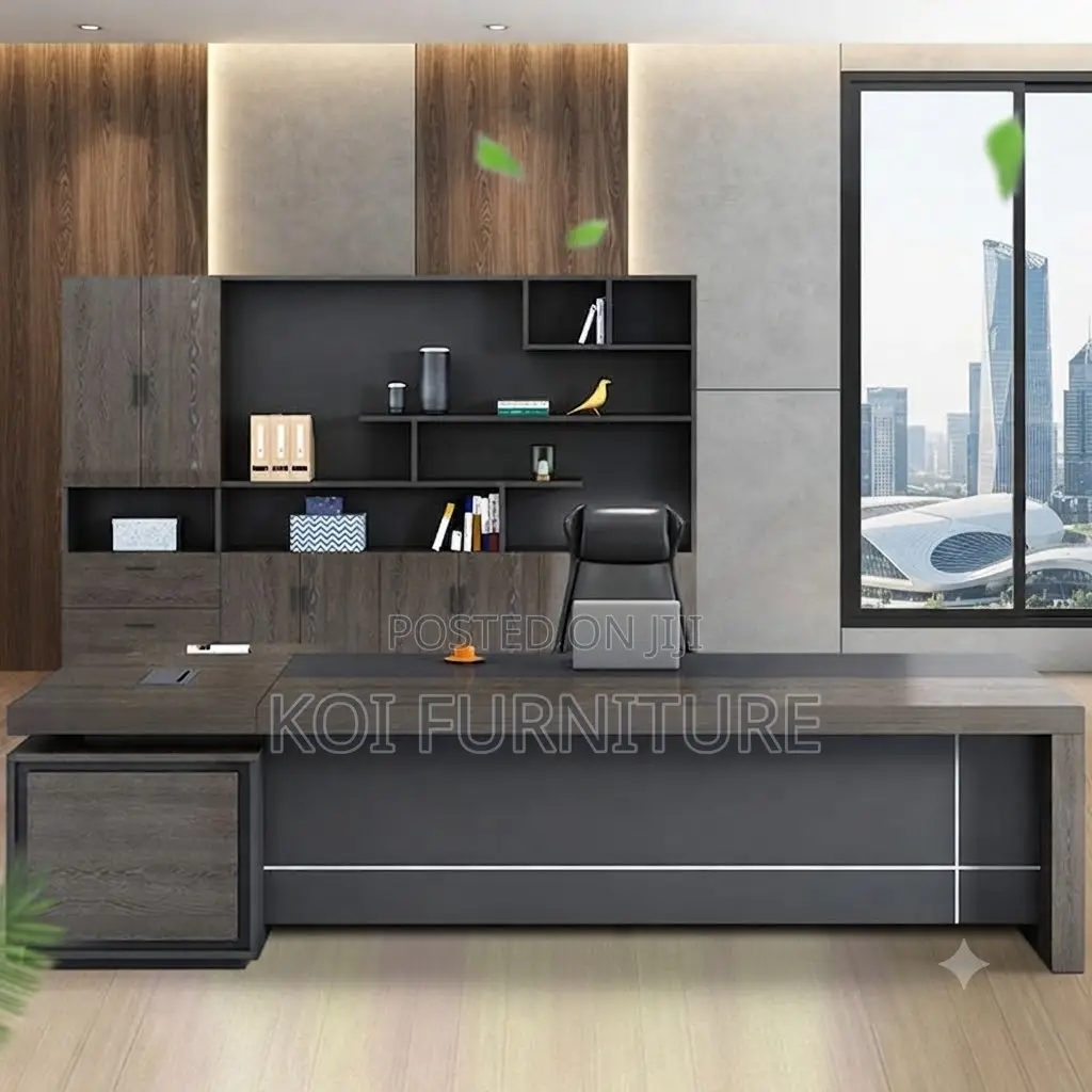 Office Desk; 1.6 Meter Premium Construction Executive Office Desk