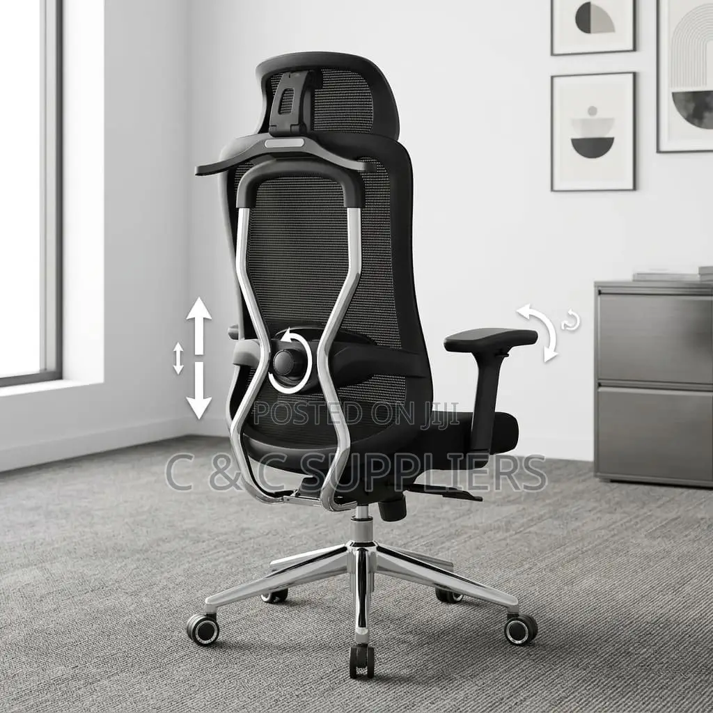 Modern Orthopedic Mesh Boss Chair