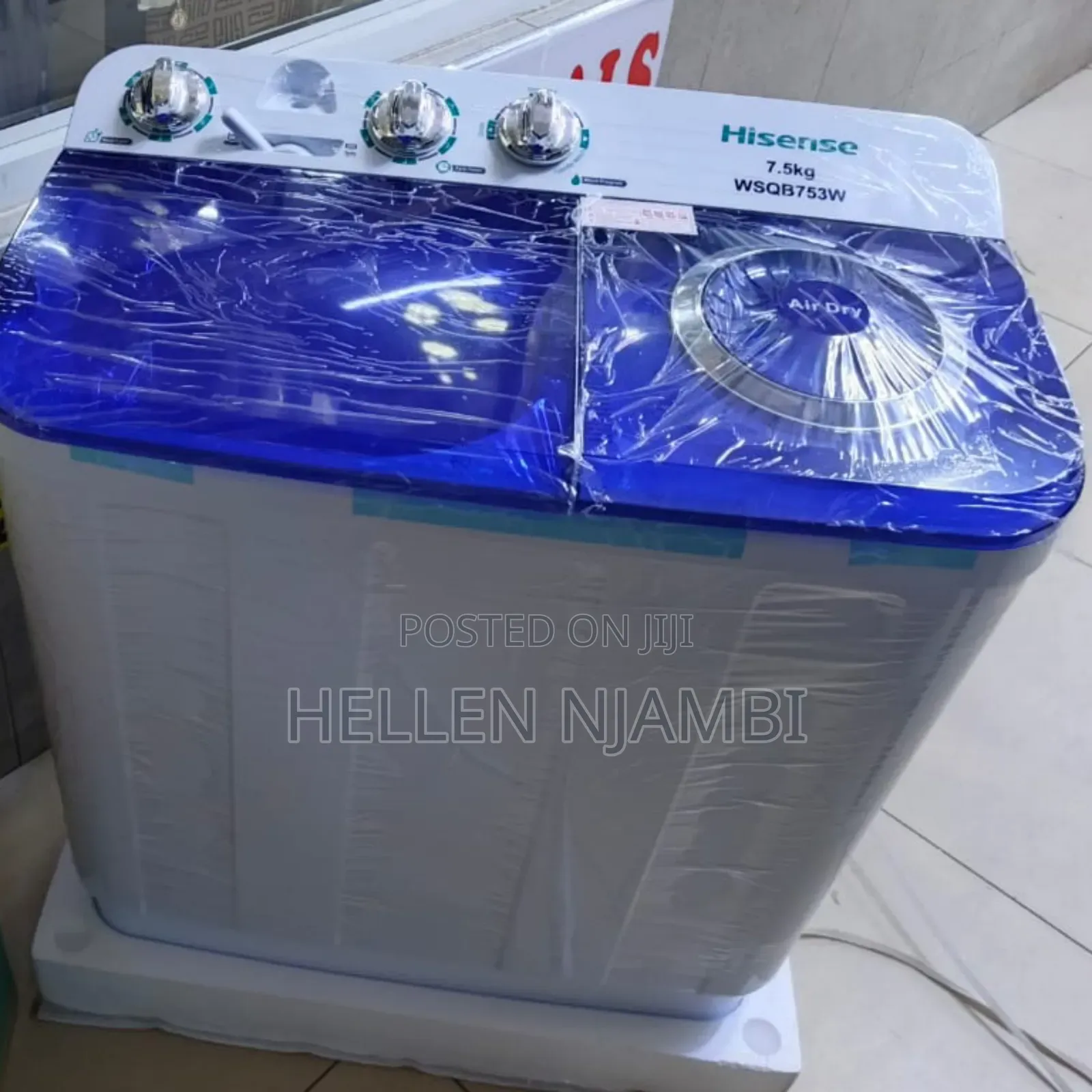 Hisense Twin Tub Top Load Washing Machine