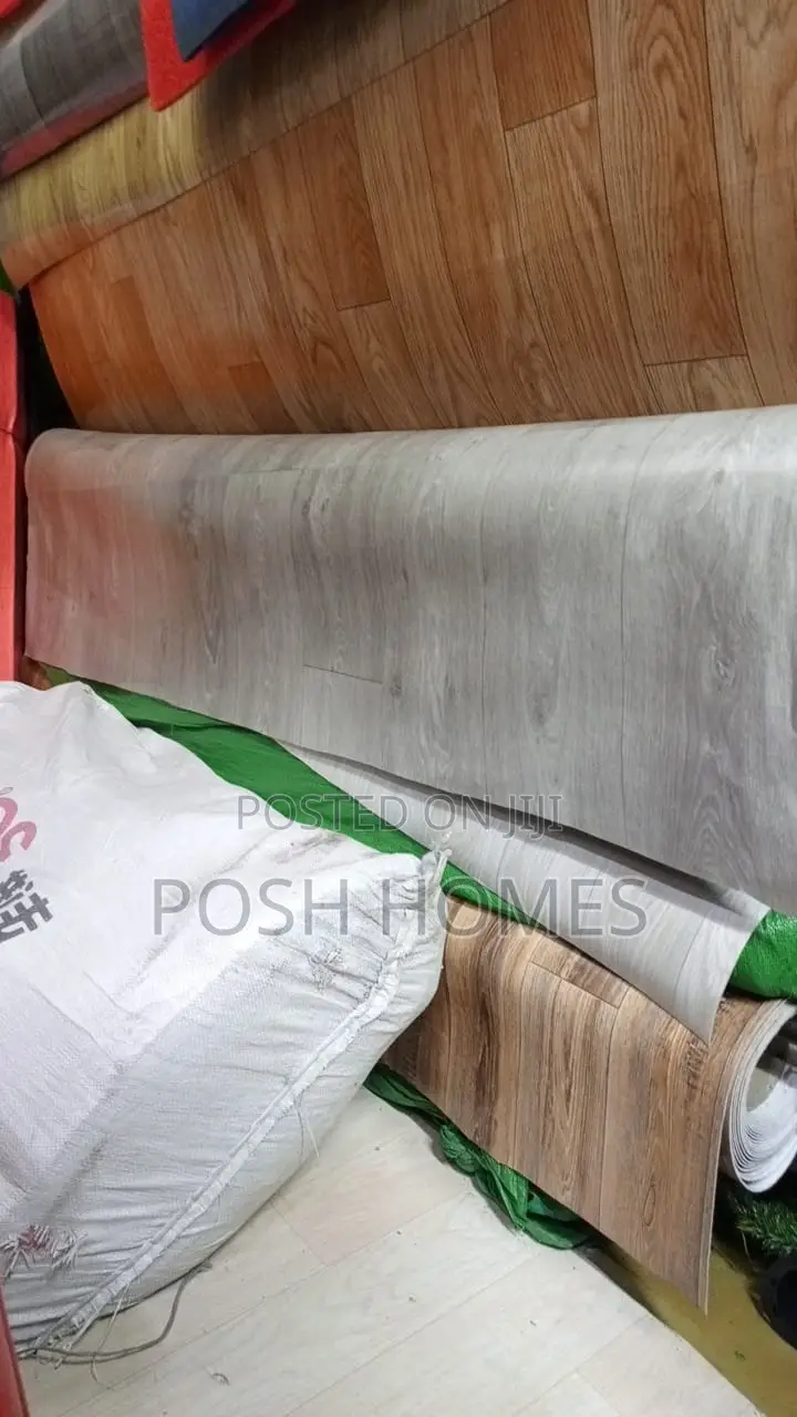 Vinyl Mkeka Carpet Grey